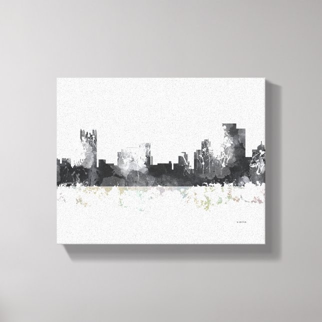PITTSBURGH PENNSYLVANIA SKYLINE CANVAS PRINT (Front)