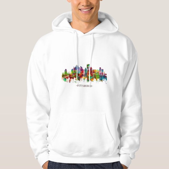 Pittsburgh Pennsylvania Skyline Hoodie (Front)