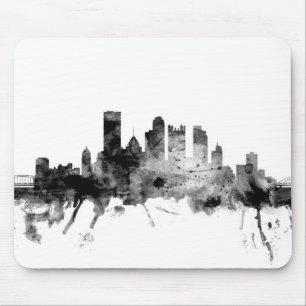 Pittsburgh Pennsylvania Skyline Mouse Pad