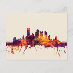 Pittsburgh Pennsylvania Skyline Postcard