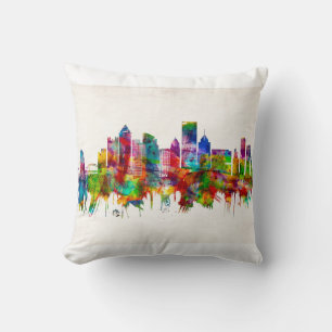 Pittsburgh Pennsylvania Skyline Throw Pillow