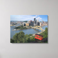 Pittsburgh Pennsylvania Skyline with Incline