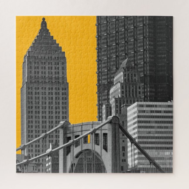 Pittsburgh Pennsylvania Steel City Skyline Photo P Jigsaw Puzzle (Vertical)
