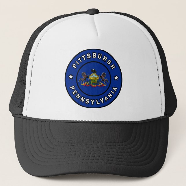 Pittsburgh Pennsylvania Trucker Hat (Front)