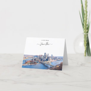 Pittsburgh Personalized Note Card