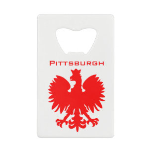 Pittsburgh Polish Eagle Bottle Opener Credit Card Bottle Opener
