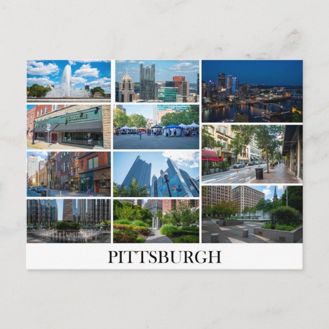 Pittsburgh Postcard (Front)