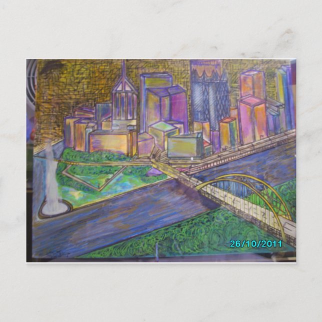 Pittsburgh Postcard (Front)