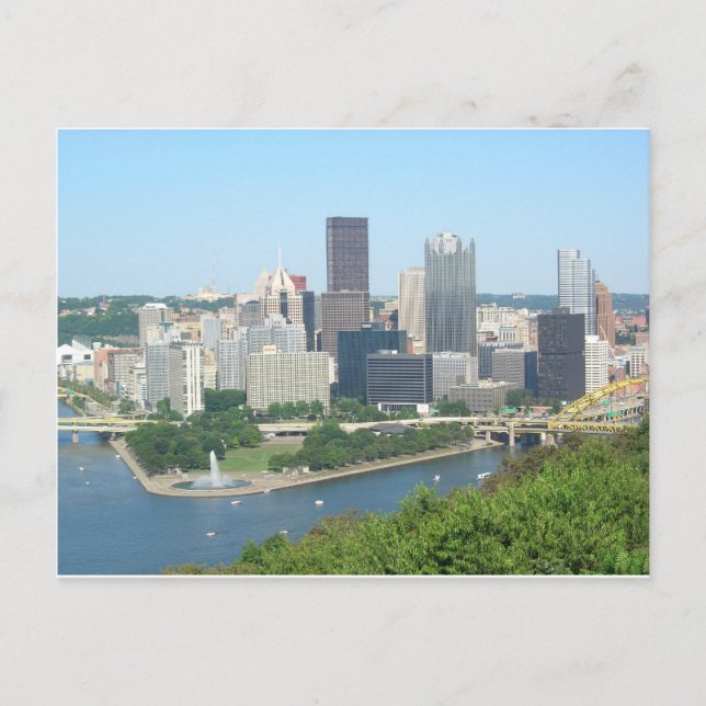 Pittsburgh Postcard (Front)