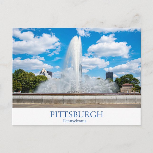 Pittsburgh Postcard (Front)