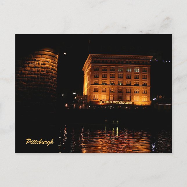 Pittsburgh Postcard - Grand Concourse (Front)
