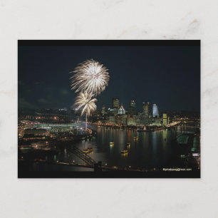 Pittsburgh Postcard Light Up Night "One of a Kind"