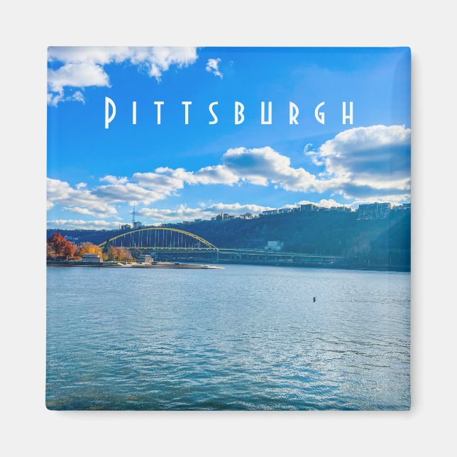 Pittsburgh River View Magnet (Front)