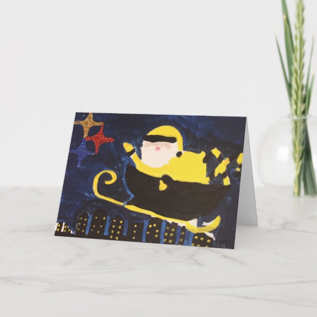 Pittsburgh Santa Christmas Card (Front)