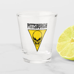 Pittsburgh Skull Shot Glass