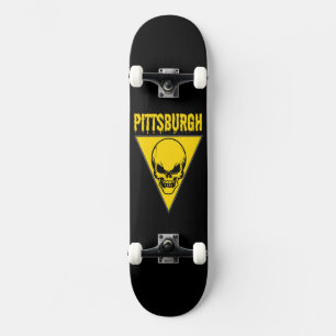 Pittsburgh Skull Skateboard