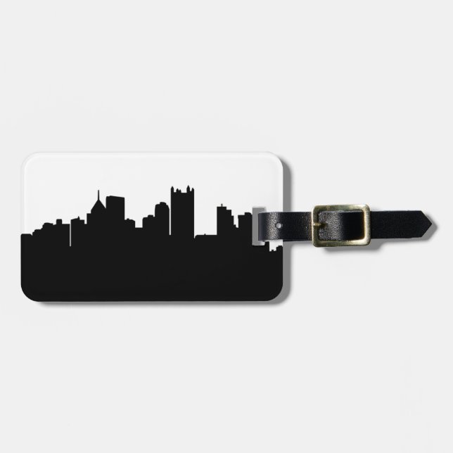 Pittsburgh Skyline Luggage Tag (Front Horizontal)