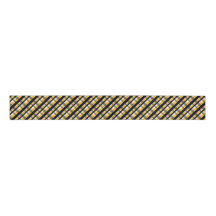 Pittsburgh Sports Fan Black Yellow Gold Plaid