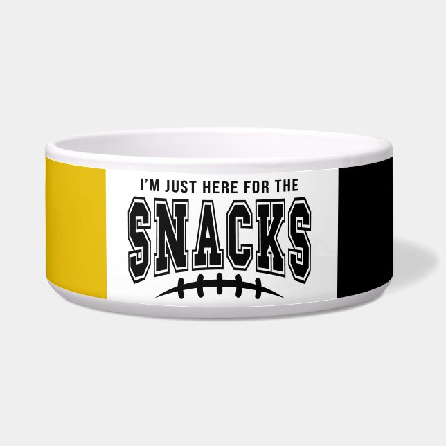 Pittsburgh Steelers Here For The Snacks Pet (Front)