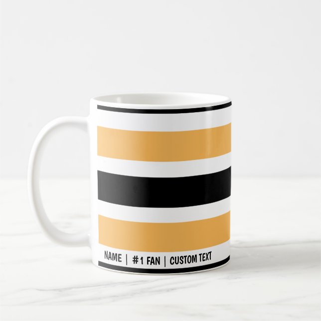 Pittsburgh Steelers Minimalist Bars Coffee Cup (Left)