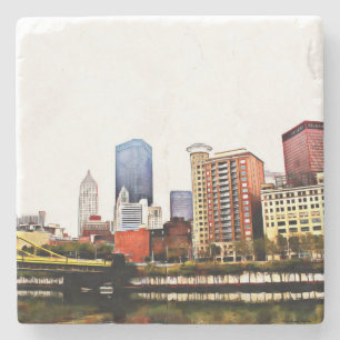 Pittsburgh Tile Coasters