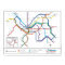 Pittsburgh Transit Map Poster