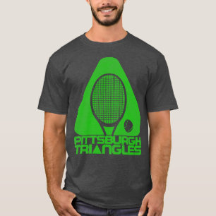 Pittsburgh Triangles Defunct 70s Tennis Team T-Shirt