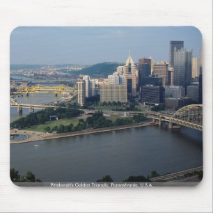 Pittsburgh's Golden Triangle, Pennsylvania, U.S.A. Mouse Pad