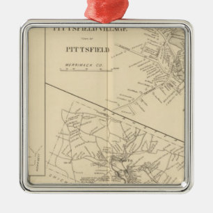 Pittsfield Village, Dunbarton, Pittsfield Metal Ornament