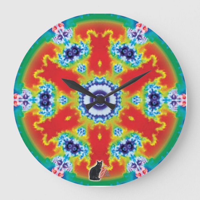 Pivitol Kaleidoscope Large Clock (Front)