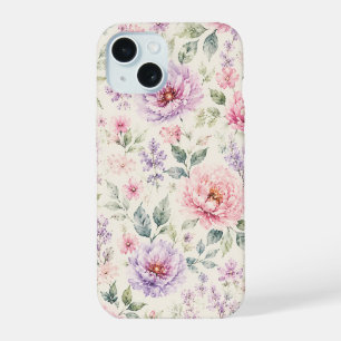 Pivoine Florale Aquarelle Douce