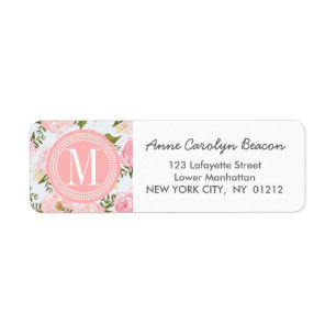 Pivoine rose florale vintage Girly de roses