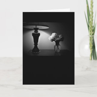 Pivoines - noir, carte