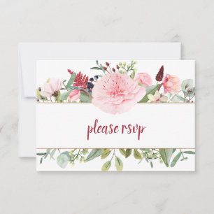 Pivoines Rose Pâle Verdure RSVP