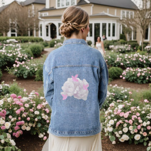 Pivoines Rouges et Papillons Roses