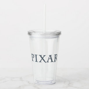 Pixar Grey Logo Acrylic Tumbler