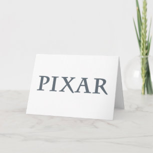 Pixar Grey Logo Card