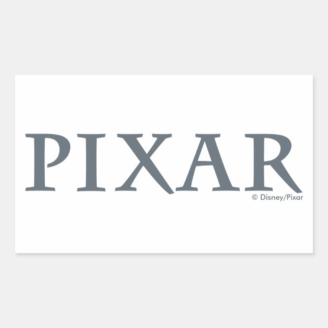 Pixar Grey Logo Sticker (Front)