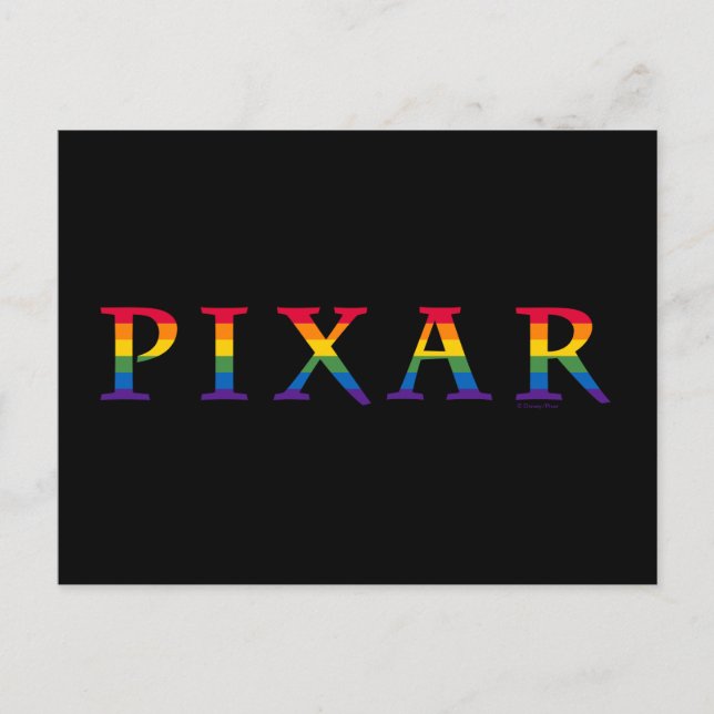 Pixar Rainbow Logo Postcard (Front)