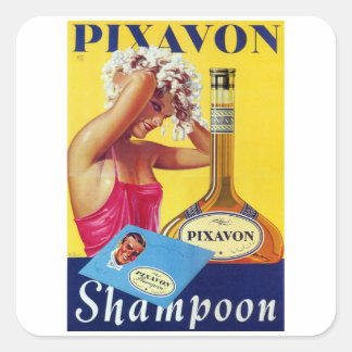 Pixavon Shampoo Square Sticker