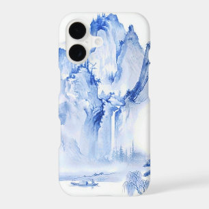 PixDezine Blue Chinoiserie Valley Living Landscape
