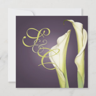 PixDezine Calla lilies+prune, Invitations de maria