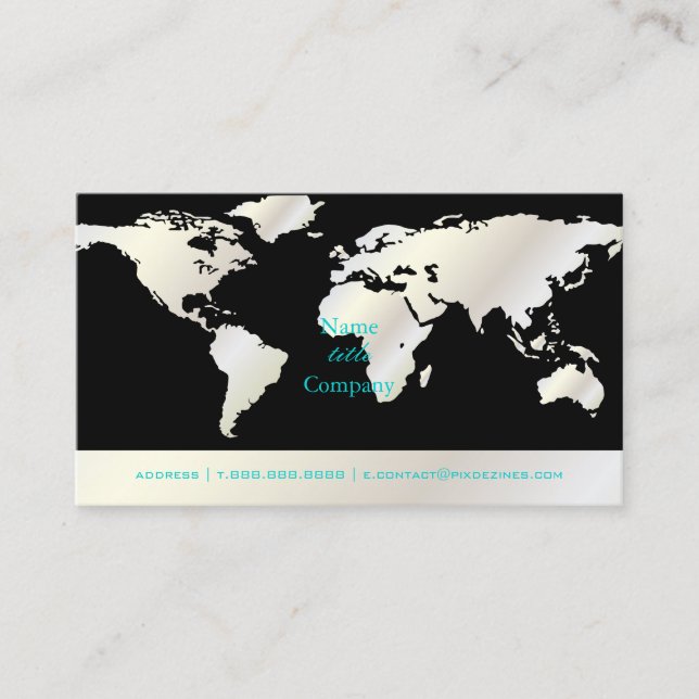 PixDezine Going Global business card (Front)