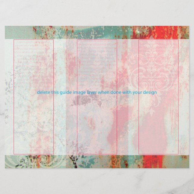PixDezines Abstract/rusted door+damask (Front)