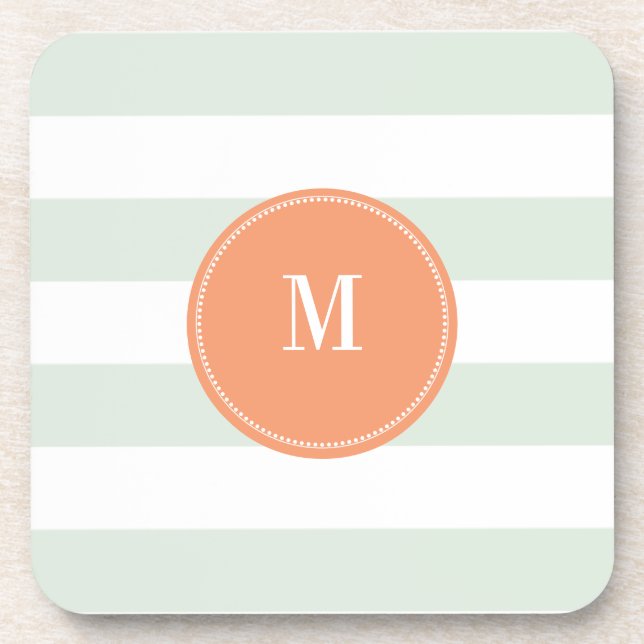 PixDezines adjustable stripes/DIY colour Coaster (Front)