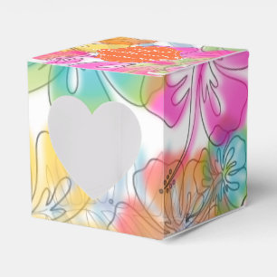 PixDezines alegre/DIY background colour Favor Box