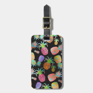PixDezines Aloha Pineapples Luggage Tag