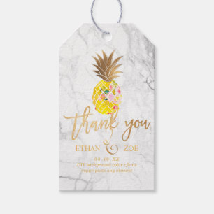 PixDezines Aloha Pineapples/Marble Gift Tags