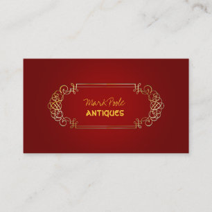 PixDezines antique scrolls/diy colour Business Card