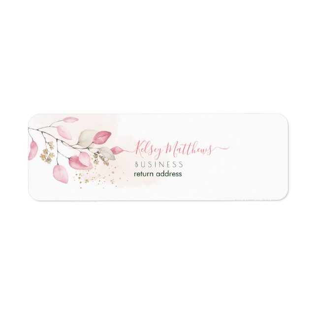 PixDezines Aquarelle Dusty Blush Gum Eucalyptus (Devant)